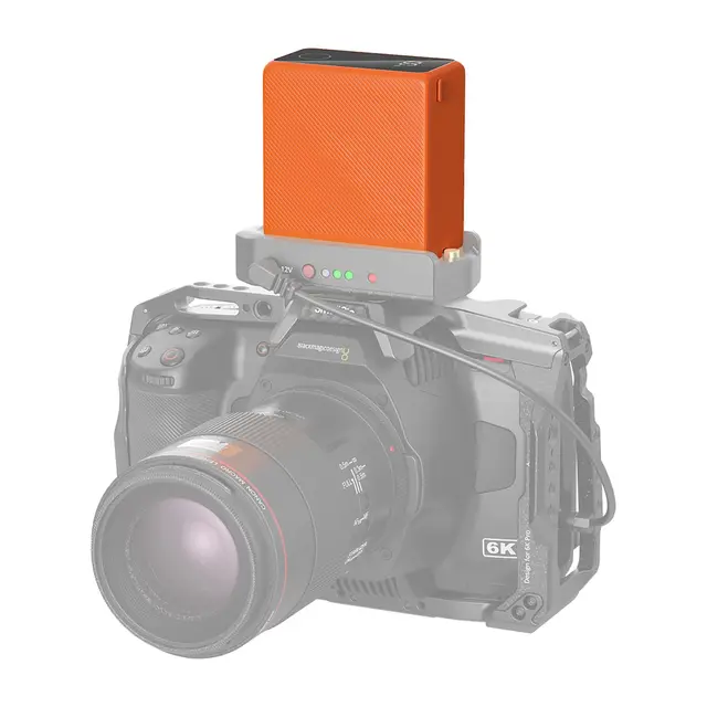SmallRig 4576 NP-F970 Camera Battery Orange. USB-C Rechargeable 