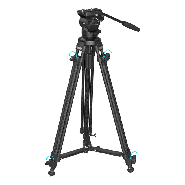 SmallRig 4685 Video Tripod Kit AD-50 Carbon Fiber 