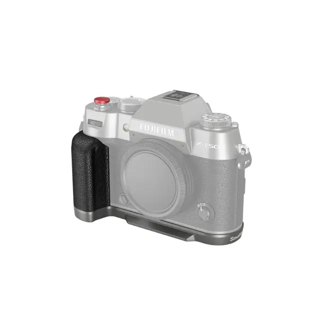 SmallRig 4712 Silicone L-Shape Grip For Fujifilm X-T50 Charcoal Silver 