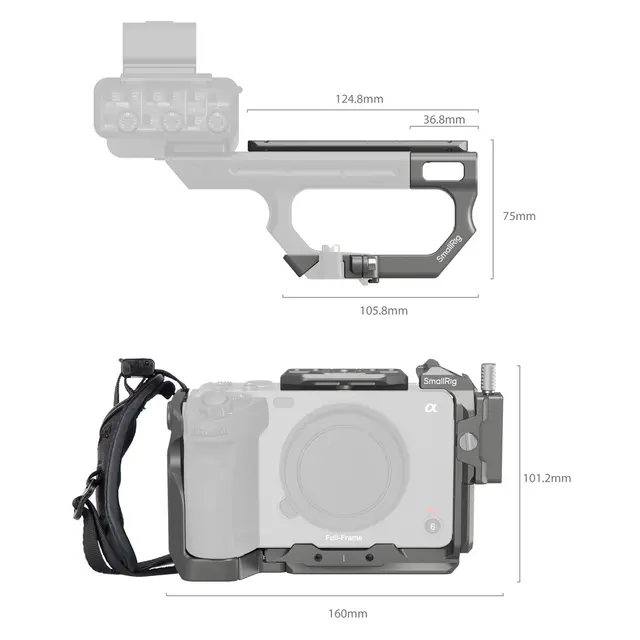 SmallRig 4771 HawkLock QR Adv Cage Kit For Sony FX3 / FX30 