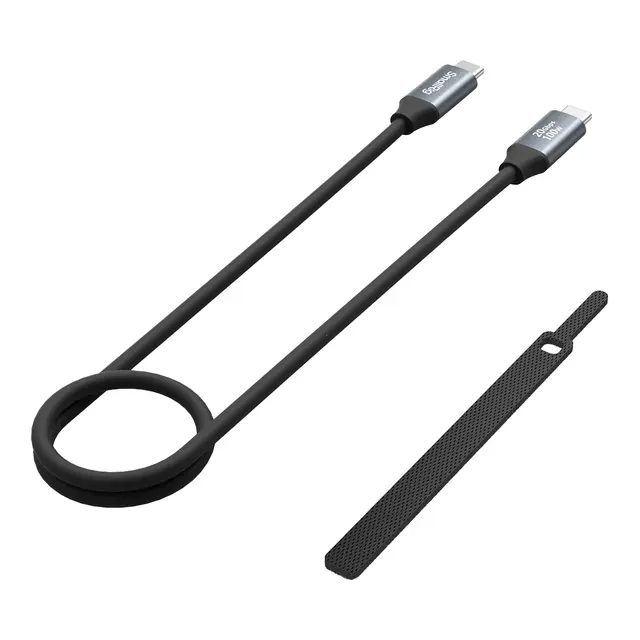 SmallRig 4789 USB-C til USB-C 60cm Rett. Datakabel 