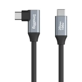 SmallRig 4790 USB-C til USB-C 35cm Rett til vinklet. Datakabel