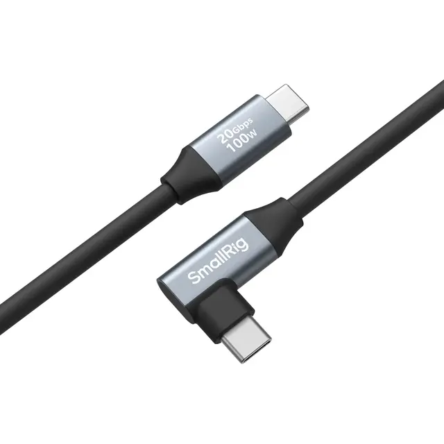 SmallRig 4791 USB-C til USB-C 60cm Rett til vinklet. Datakabel 