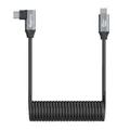 SmallRig 4792 USB-C til USB-C Rett til vinklet. Spiral. Datakabel