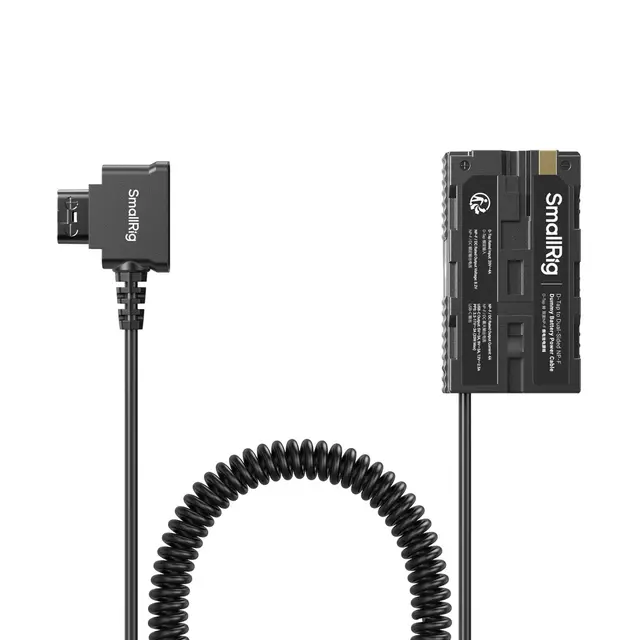 SmallRig 4884 D-Tap to Dual-Sided NP-F Dummy Battery Power Cable 