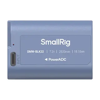 SmallRig 4906 Camera Battery USB-C Rechargeable DMW-BLK22