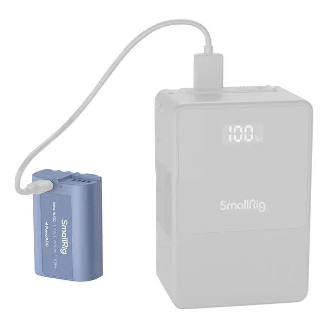 SmallRig 4906 Camera Battery USB-C Rechargeable DMW-BLK22 