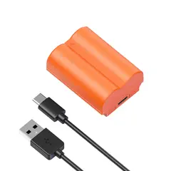 SmallRig 4970 NP-W235 Kamerabatteri USB-C. Orange