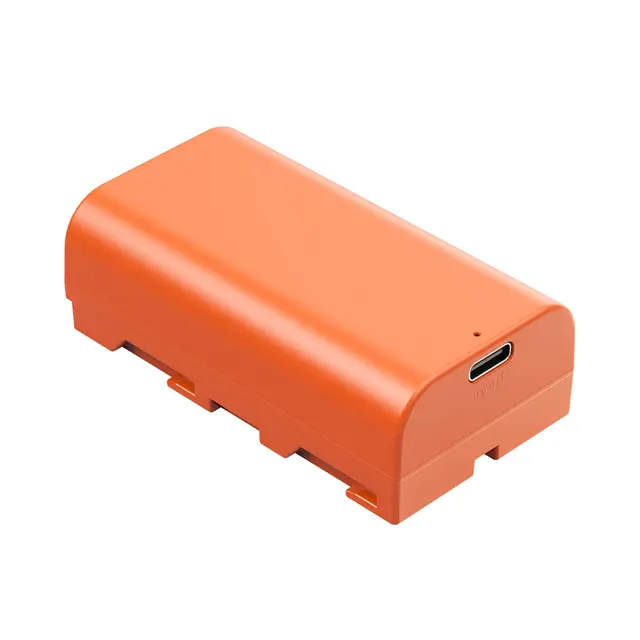 SmallRig 4971 NP-F550 Kamerabatteri USB-C. Orange 