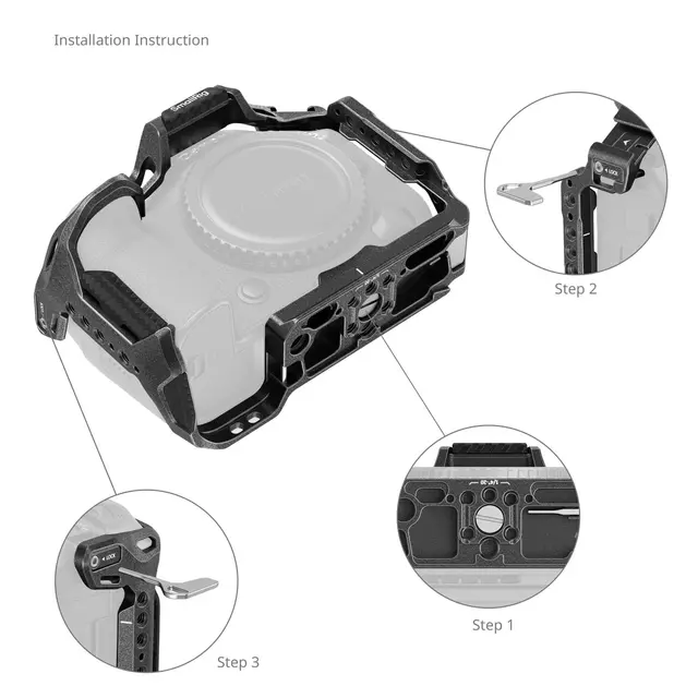 SmallRig 4975 Black Mamba Cage For Canon EOS R5 Mark II 