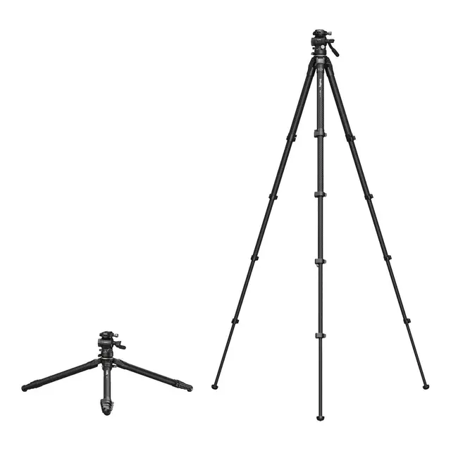 SmallRig 5028 Portable Carbon Fiber Travel Tripod Kit 