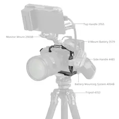 SmallRig 5187 Cage Sony a1 II / A9 III Kamerabur med mange festepunkter