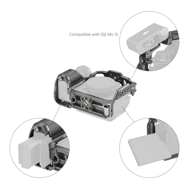 SmallRig 5187 Cage Sony a1 II / A9 III Kamerabur med mange festepunkter 