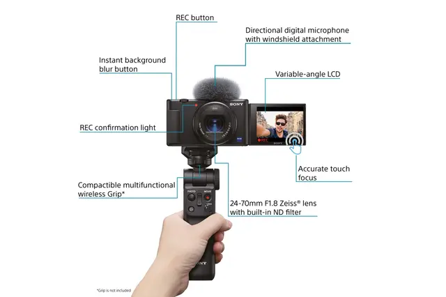 ZV-1 Vloggkamera Sony