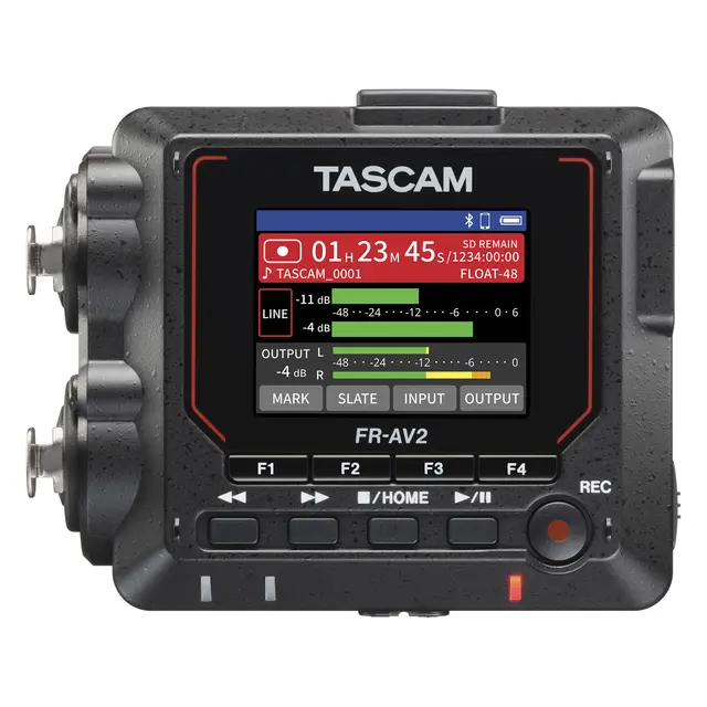 Tascam FR-AV2 Compact 32-Bit-Float Field Recorder 