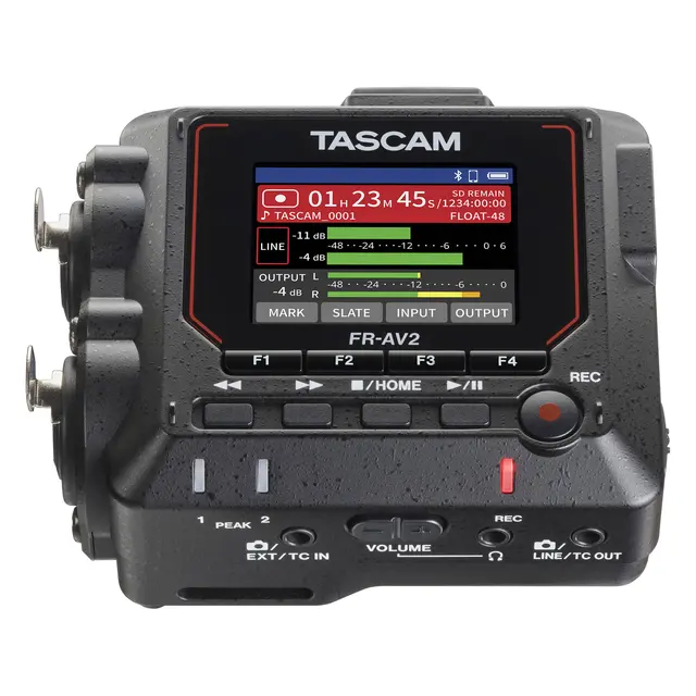 Tascam FR-AV2 Compact 32-Bit-Float Field Recorder 