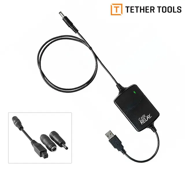 Tether tools case relay camera power system 