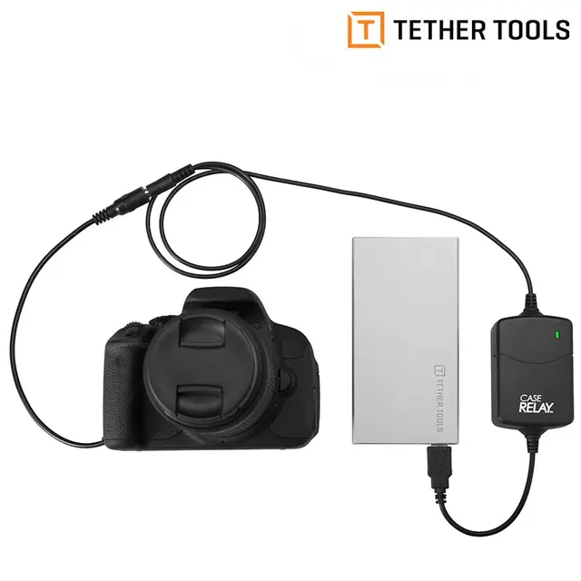 Tether tools case relay camera power system 