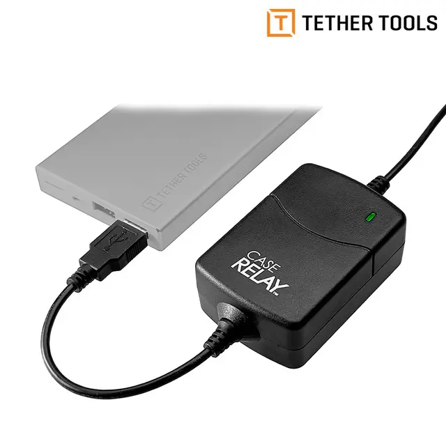 Tether tools case relay camera power system 