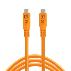 Tether Tools TetherPro Optima 10G 1,8m 1,8m. USB-C. Rett til Rett. Oransje