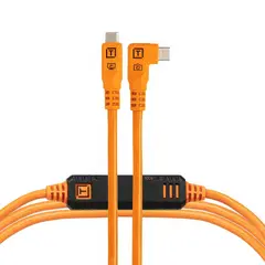 Tether Tools TetherPro Optima 10G 4,6m 4,6m. USB-C. Rett til Vinklet, Oransje