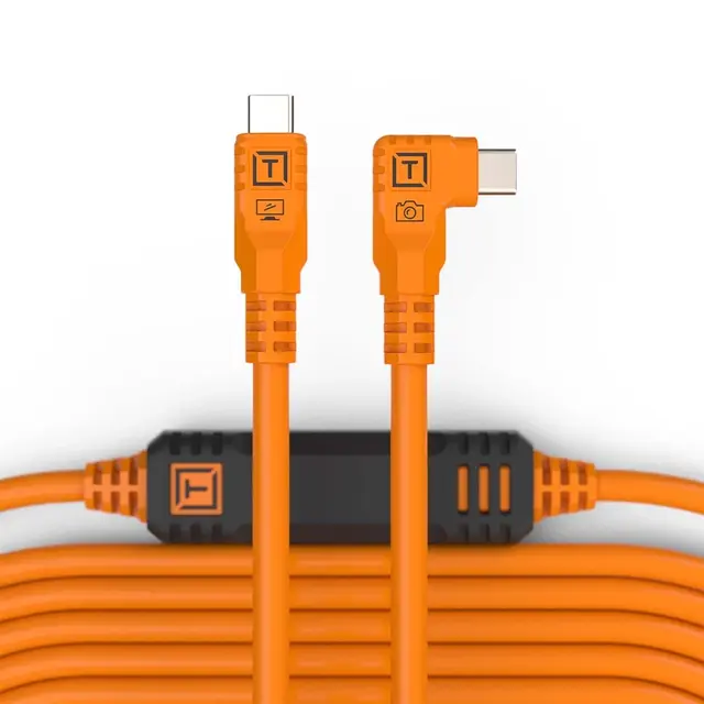 TetherPro USB-C till USB-C 9,4m Oransje 9,4 m Orange Tether Tools Premium 