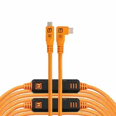 Tether Tools TetherPro Optima 10G 9,4m 9,4m. USB-C. Rett til Vinklet, Oransje