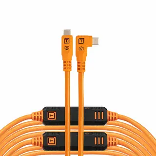 Tether Tools TetherPro Optima 10G 9,4m 9,4m. USB-C. Rett til Vinklet, Oransje