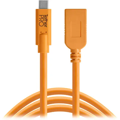 TetherPro USB-C til USB 3.0 Female Skj&#248;tekabel 4,6 m. Extender Cable