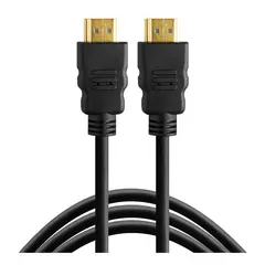 TetherPro HDMI A til HDMI A 4,6 m HDMI kabel. Sort