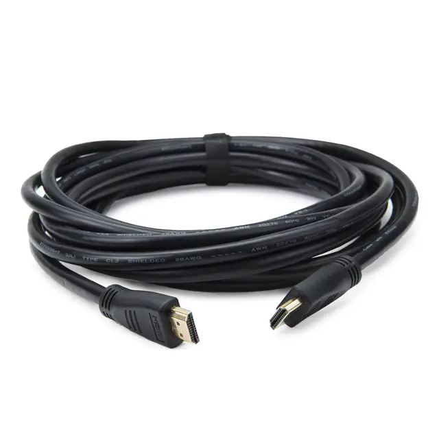 TetherPro HDMI A til HDMI A 4,6 m HDMI kabel. Sort 