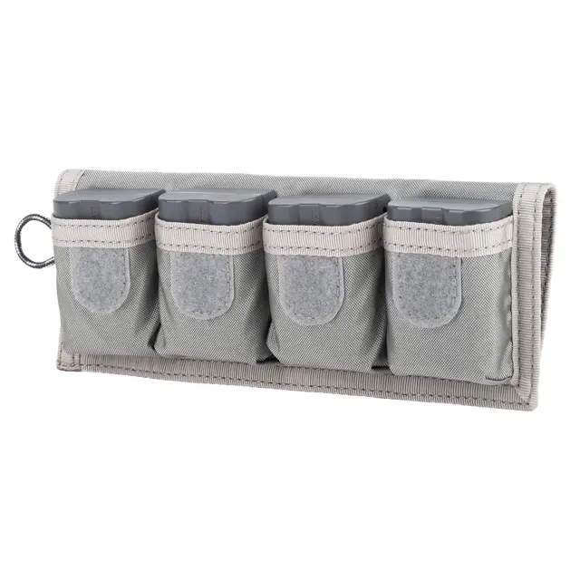 Think Tank Battery Holder 4 Grey. Plass til 4 kamerabatterier 