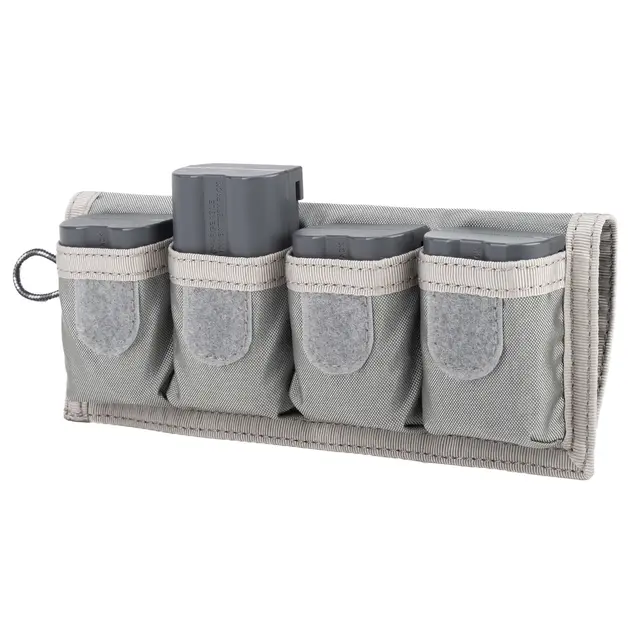 Think Tank Battery Holder 4 Grey. Plass til 4 kamerabatterier 