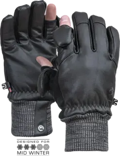 Vallerret Hatchet Leather Glove XS-XXL Photography Glove Black