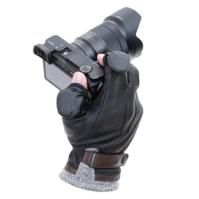 Vallerret Djuke Photography Gloves - XXL Photography Glove. Black/Grey 