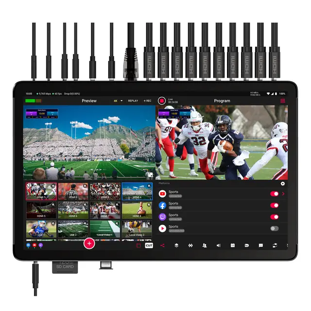 Yololiv YoloBox Extreme All-In-One Live 4K Streaming & Switching 